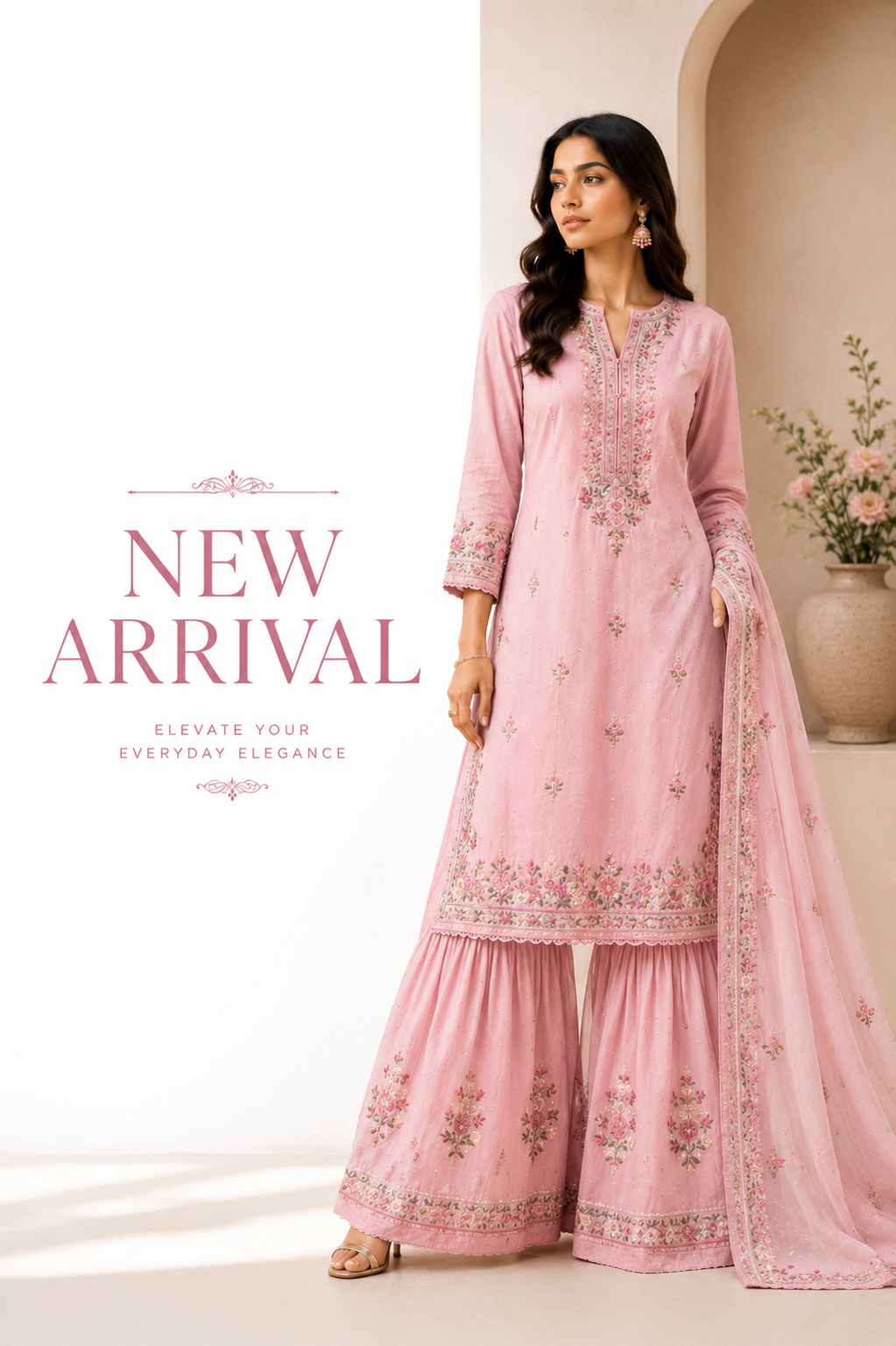 New Arrivals Clean Vertical Banner
