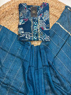 K-996 Vatican Print Mirror Work Straight Kurti with Pant & Dupatta