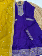 K-1153 Ghera Kurti with Pant and Dupatta
